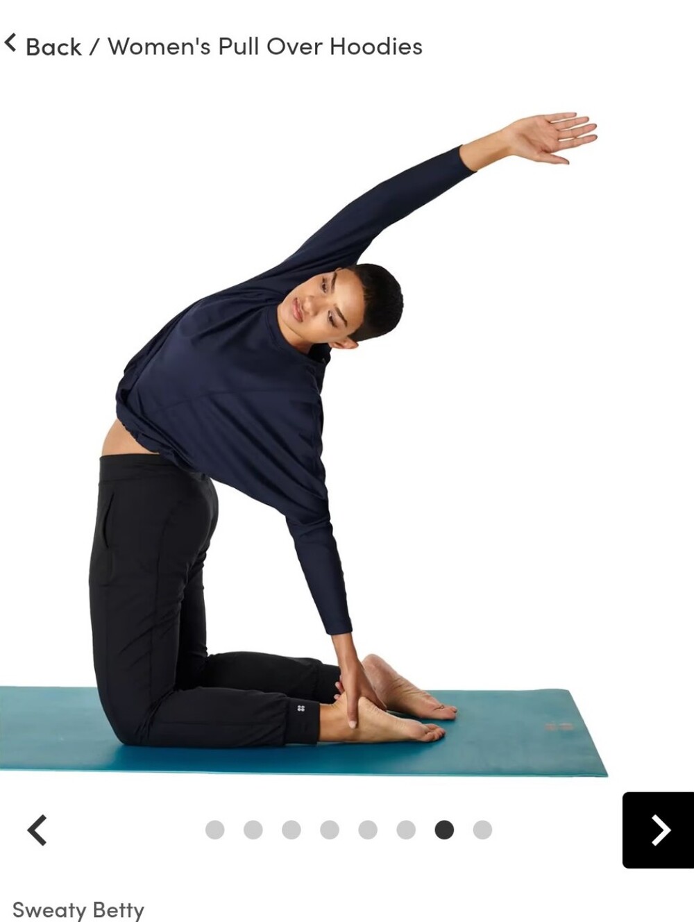 Sweaty Betty Gary Yoga Sweatshirt- XL - Picture 9 of 10
